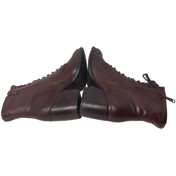 NEW Patricia Nash Sicily Merlot Women's Size 8.5 Boots Block Heel Leather - Picture 8 of 11